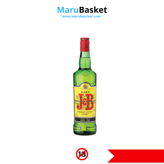 J&B Blended Scotch Whisky Bottle 750ml