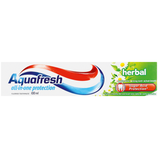 AQUAFRESH TOOTH PASTE HERBAL 100ML