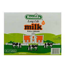 BONNITA 1L LONG LIFE MILK PACK*6